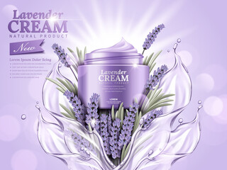 Lavender cream ads © MITstudio