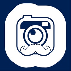 Hipster photo Camera icon