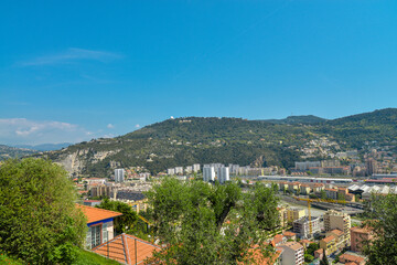 Fototapeta na wymiar Wonderful panoramic view of Nice