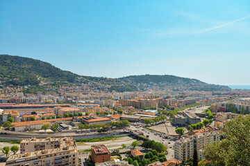 Wonderful panoramic view of Nice