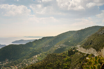 Obraz premium Scenic view of the Mediterranean coastline