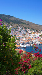 Photo of picturesque island of Hydra on a spring morning, Saronic Gulf, Greece