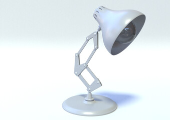 Lampada flessibile illustrazione 3d