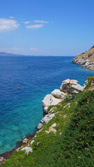 Photo of picturesque island of Hydra on a spring morning, Saronic Gulf, Greece