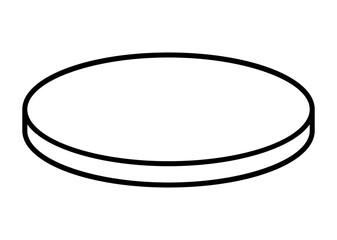 cartoon coin vector symbol icon design outline