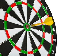 dartboard with darts
