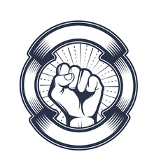 Vintage vector mechanic logo label