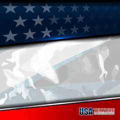 USA American flag background for Independence Day and other events, Vector illustration