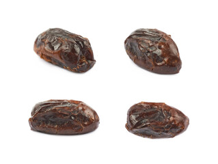 Dried date fruit isolated