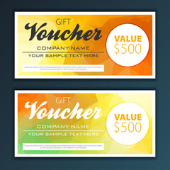 Gift voucher template