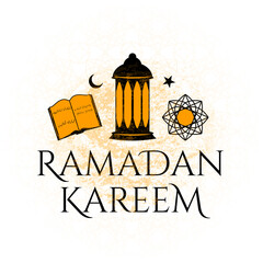 Vector illustration for an Islamic holy holiday of Ramadan