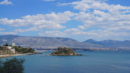 Fototapeta na wymiar Photo in Marina Zeas port in Peiraeus, Attica, Greece
