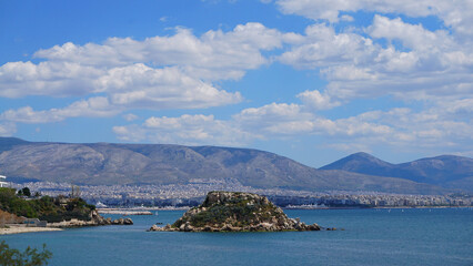 Fototapeta premium Photo in Marina Zeas port in Peiraeus, Attica, Greece