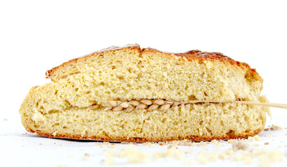 freshly baked bread