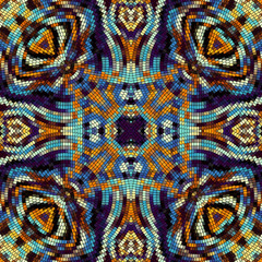 Seamless mosaic pattern