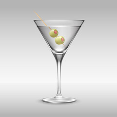Glass of Martini