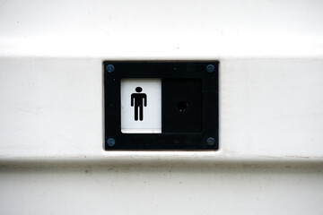Man. Symbol. Toilet