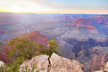 Amazing panorama view of Grand Canyon next to Hopi Point - 157523475