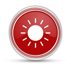 Roter Button - Sonne