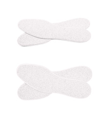 Pair of shoe insoles isolated