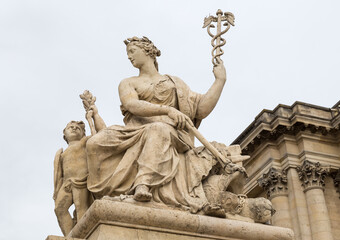 Fototapeta na wymiar Statues at the Palace of Versailles, France