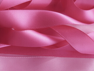 Pink ribbon background, design element