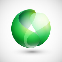ekologiczne logo wektor - obrazy, fototapety, plakaty