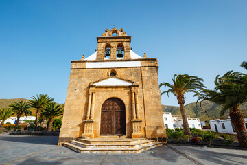 Church of Nuestra Senora de la Pena near Betancuria, Ermita de la Virgen de la Pena, Fuerteventura, Spain
