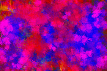 Abstract watercolor background. Colorful texture. Oil painting style.