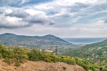 Landscape of the Crimean Mountains, Russia