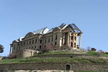 Obraz premium KABUL,AFGHANISTAN 2012: Kabul the Palace of Amin