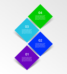 Vector business template for presentation.