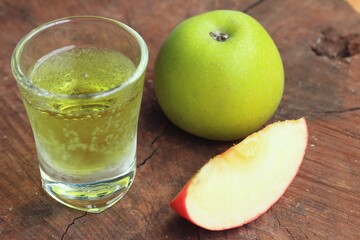 green apple juice soda