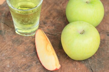 green apple juice soda