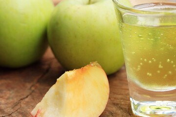 green apple juice soda
