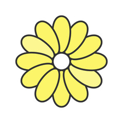 Flower color icon