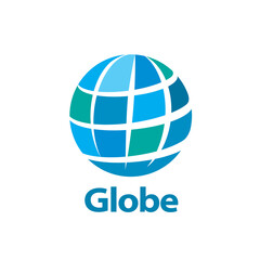 vector logo globe