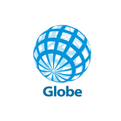 vector logo globe