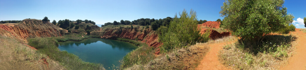 Cava di Bauxite Otranto - Panoramica