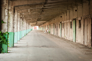 Abandoned railway station