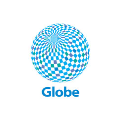 vector logo globe
