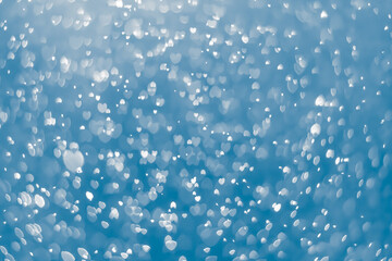 Bokeh background aqua