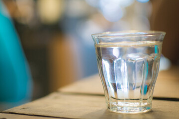 Glass of vodka