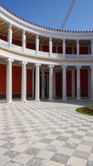 Obraz premium Photo of iconic Zappeion in city of Athens center on a spring morning, Attica, Greece