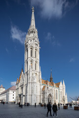 Fototapeta na wymiar Church of Saint Matthias in Budapest