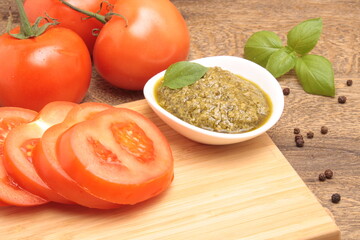 Pesto Tomato Board