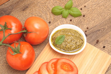Pesto Tomato Board