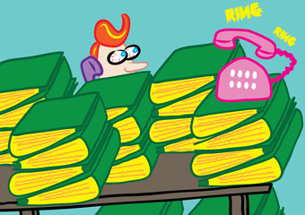 overworked underpaid white collar salary man