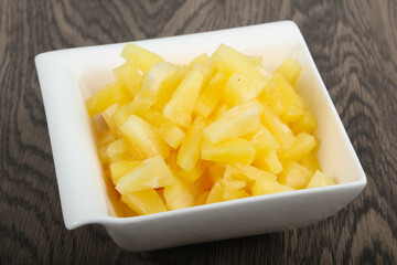 Canned pineapple