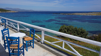 Spring photo of Hamolia area in Porto Rafti, Mesogeia, Attica, Greece